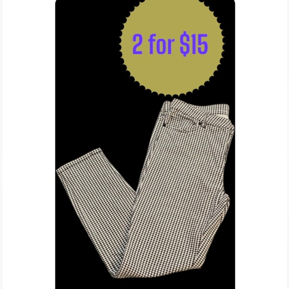 Forever 21 Checkered Pants sz 31 *2/$15 SALE